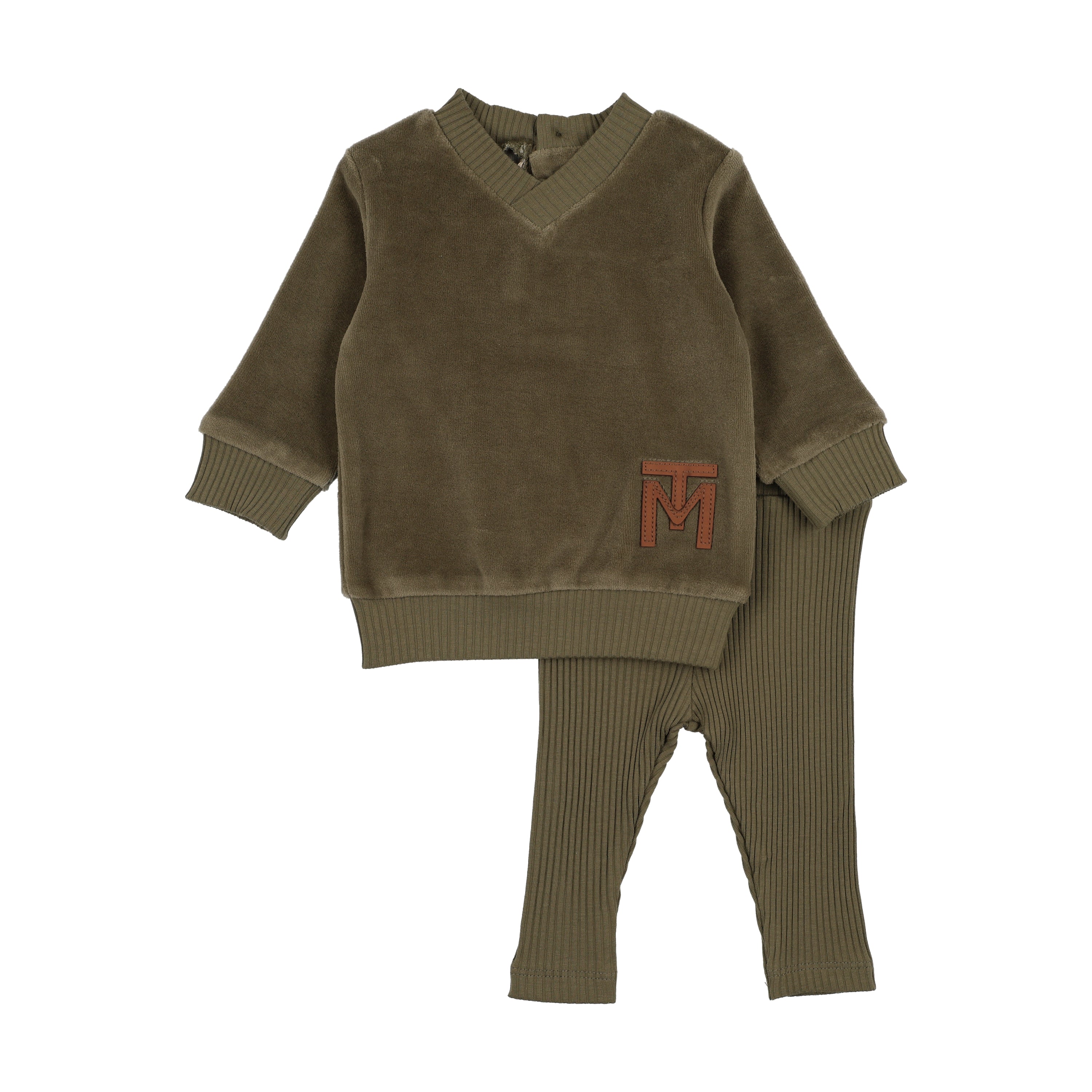 Mon Tresor Bebe Emblem Ensemble Sage 36m