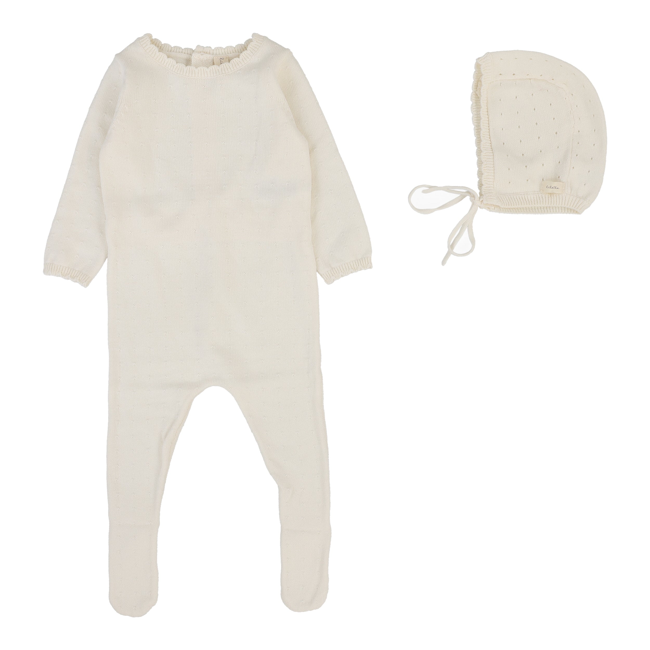 dotty-knit-footie-set